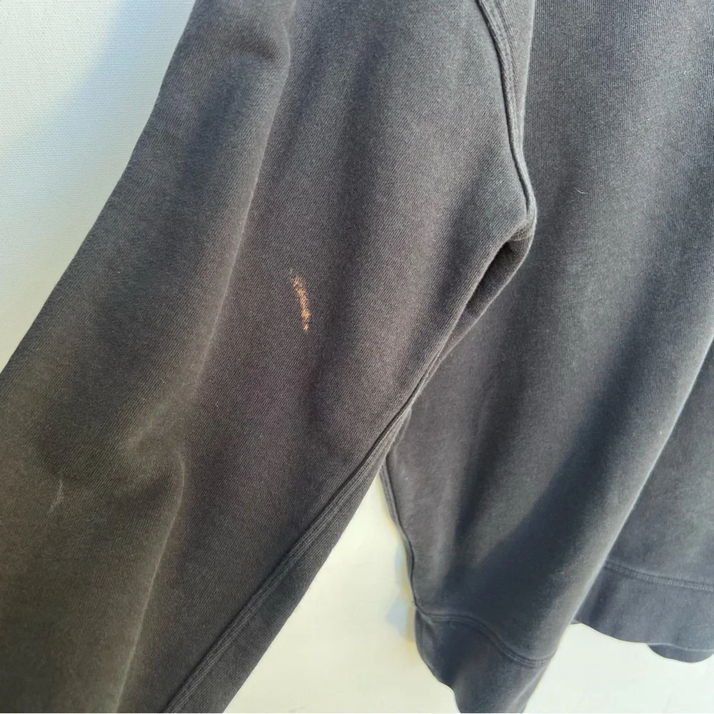 Lululemon perfectly oversized crew spell out sweatshirt 4 black logo - Picture 7 of 8